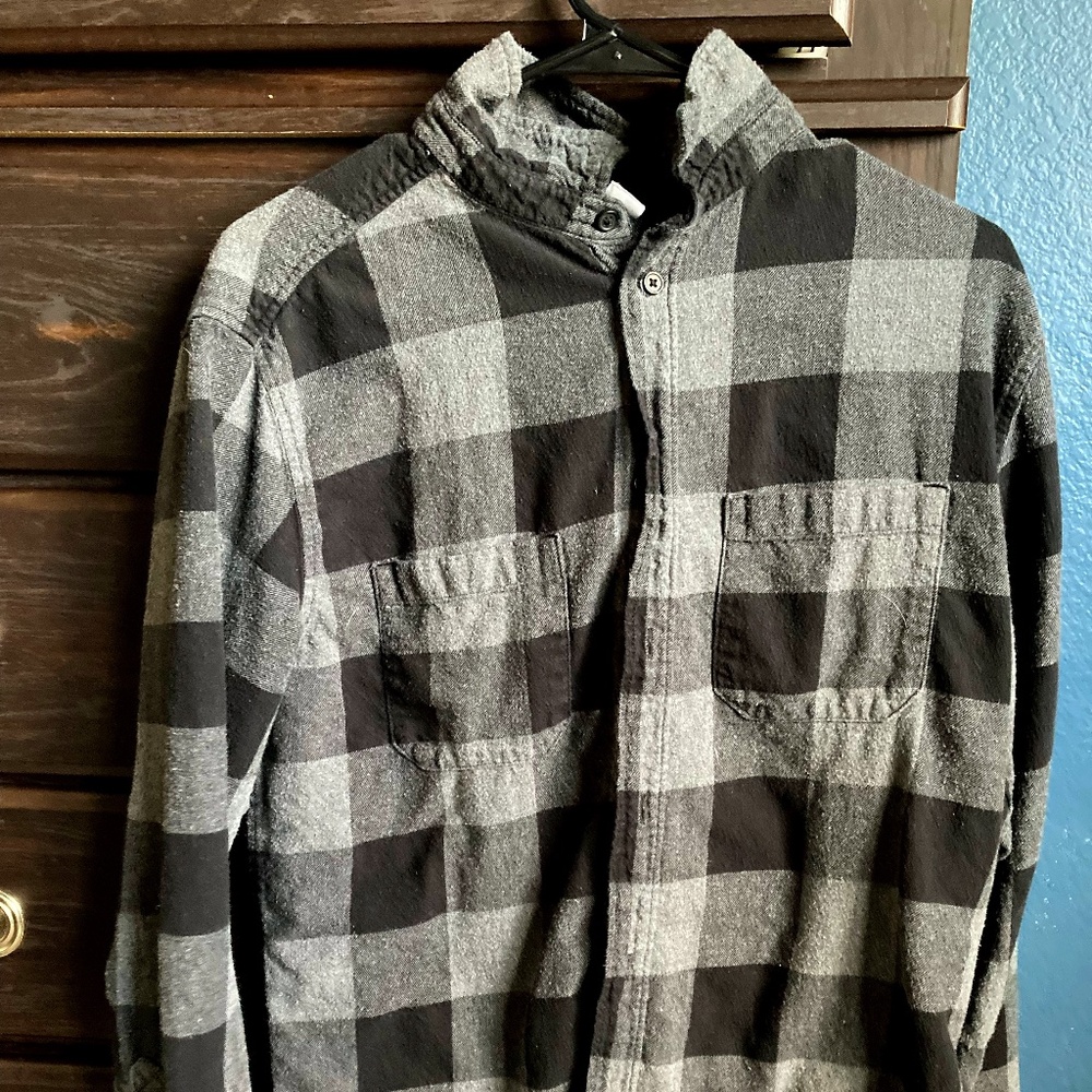 Black/Gray/White Flannel